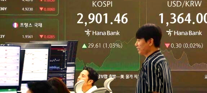 韩国Kospi指数逼近8,000点大关 受SK海力士和三星股